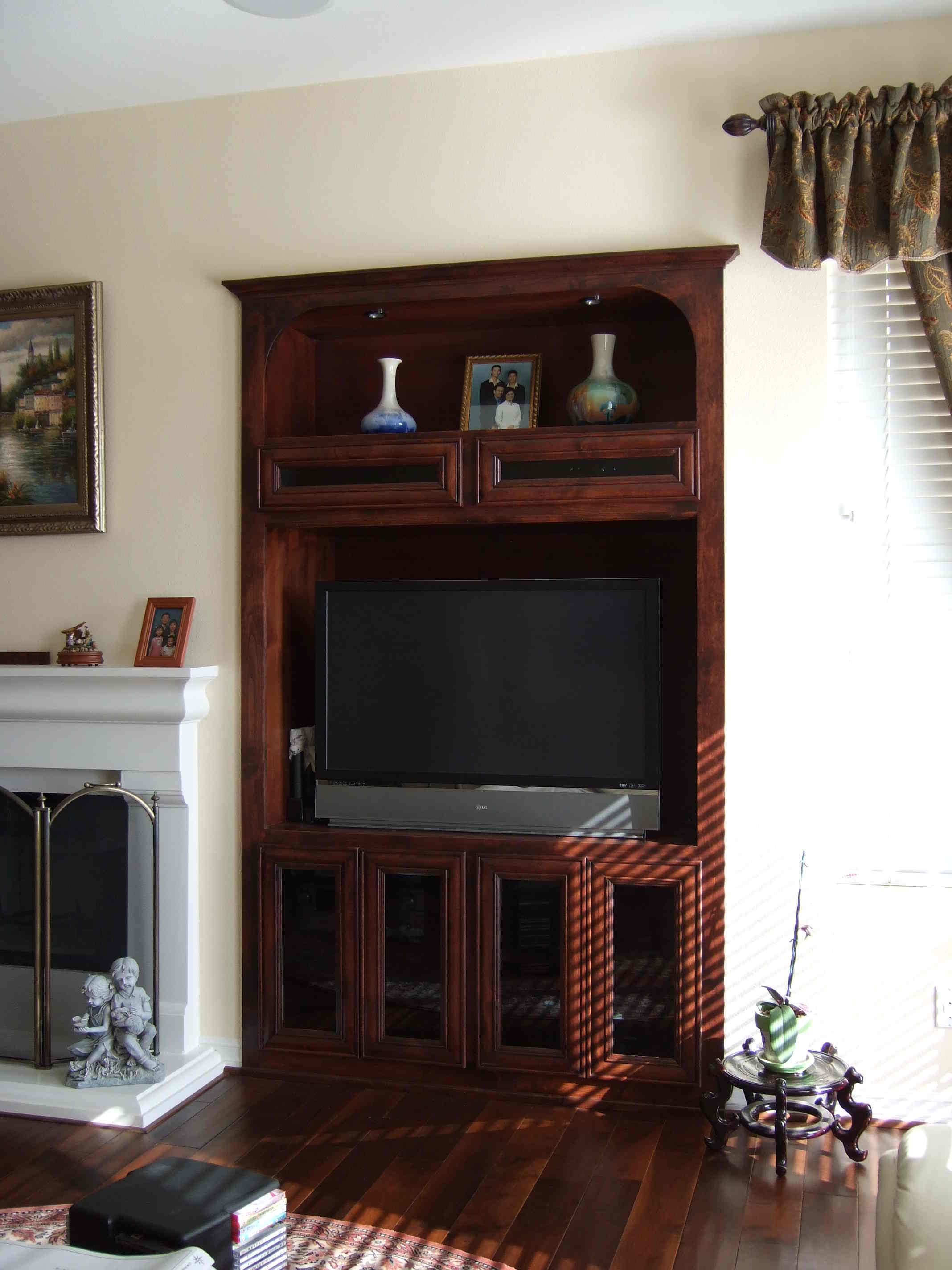 cherry entertainment center